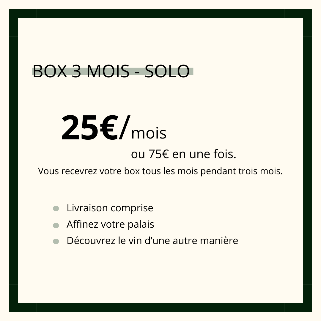 Abonnement 3 mois - solo