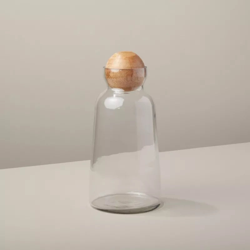 Carafe with wooden stopper