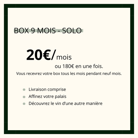 Abonnement 9 mois - solo